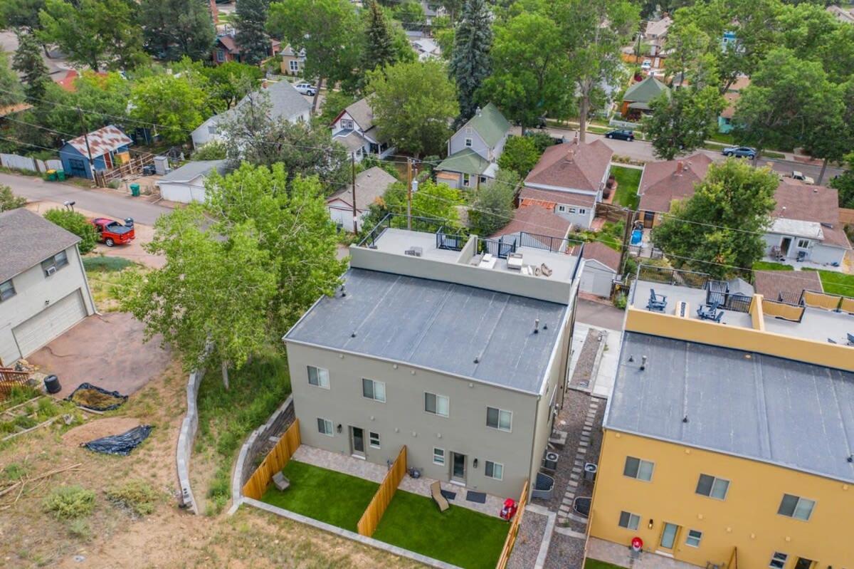 4BD Home w Rooftop Patio Fire Pit&Mountain Views Colorado Springs Esterno foto