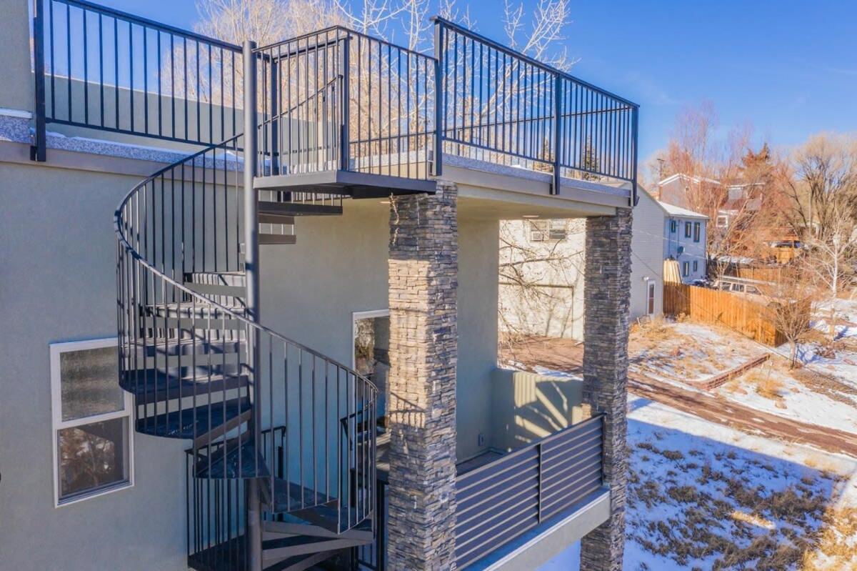 4BD Home w Rooftop Patio Fire Pit&Mountain Views Colorado Springs Esterno foto